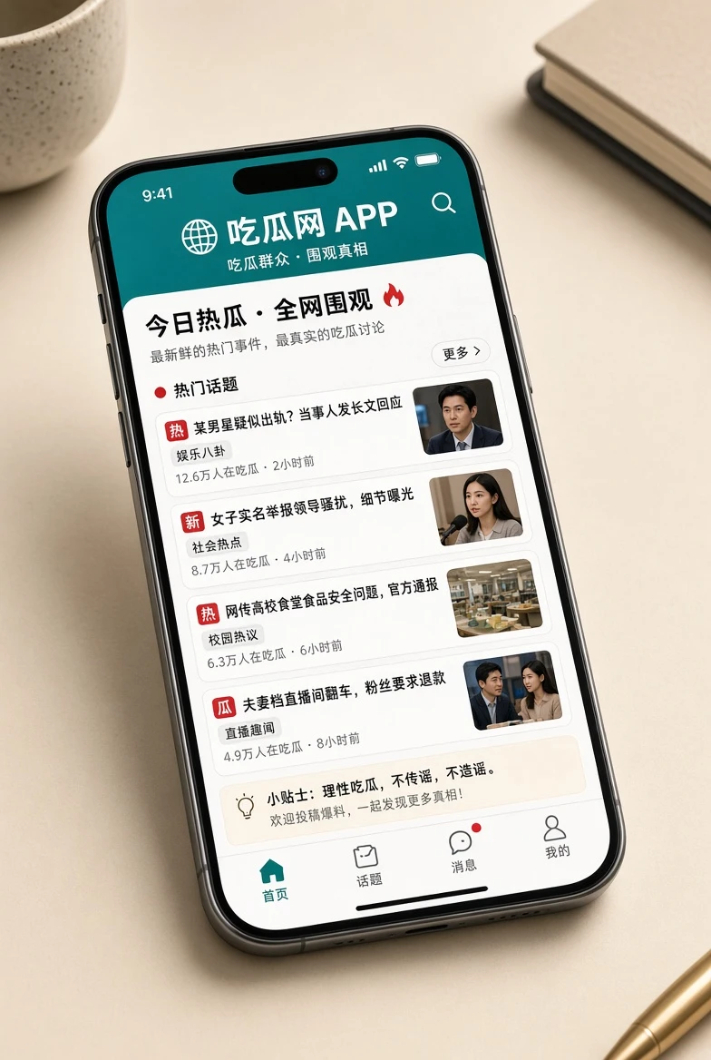 吃瓜网APP移动内容服务